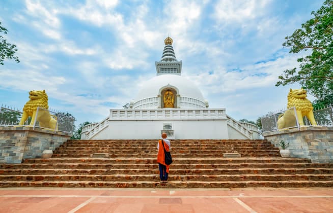 Vishwa Shanti Stupa, Rajgir, Rajgir